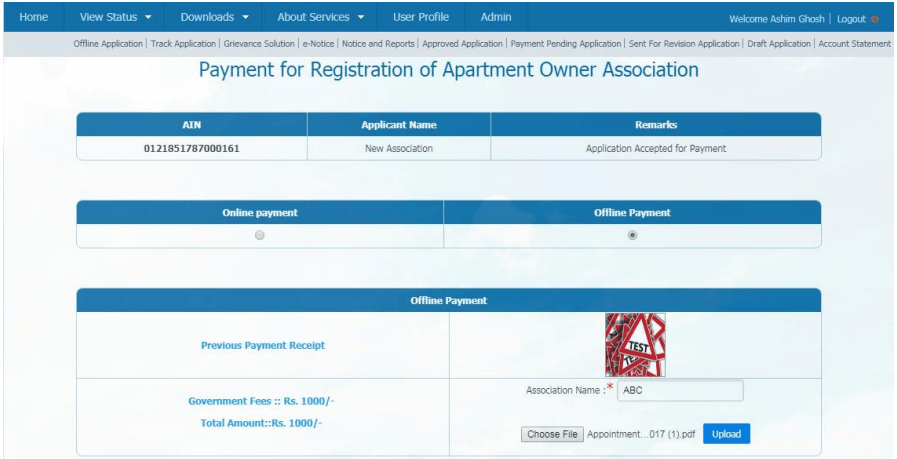 Online Apartment Owners Association Registration in Kolkata 20